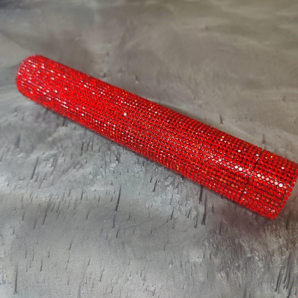 Red Classy Cigar Case With Humidifier - Picture 7 of 8